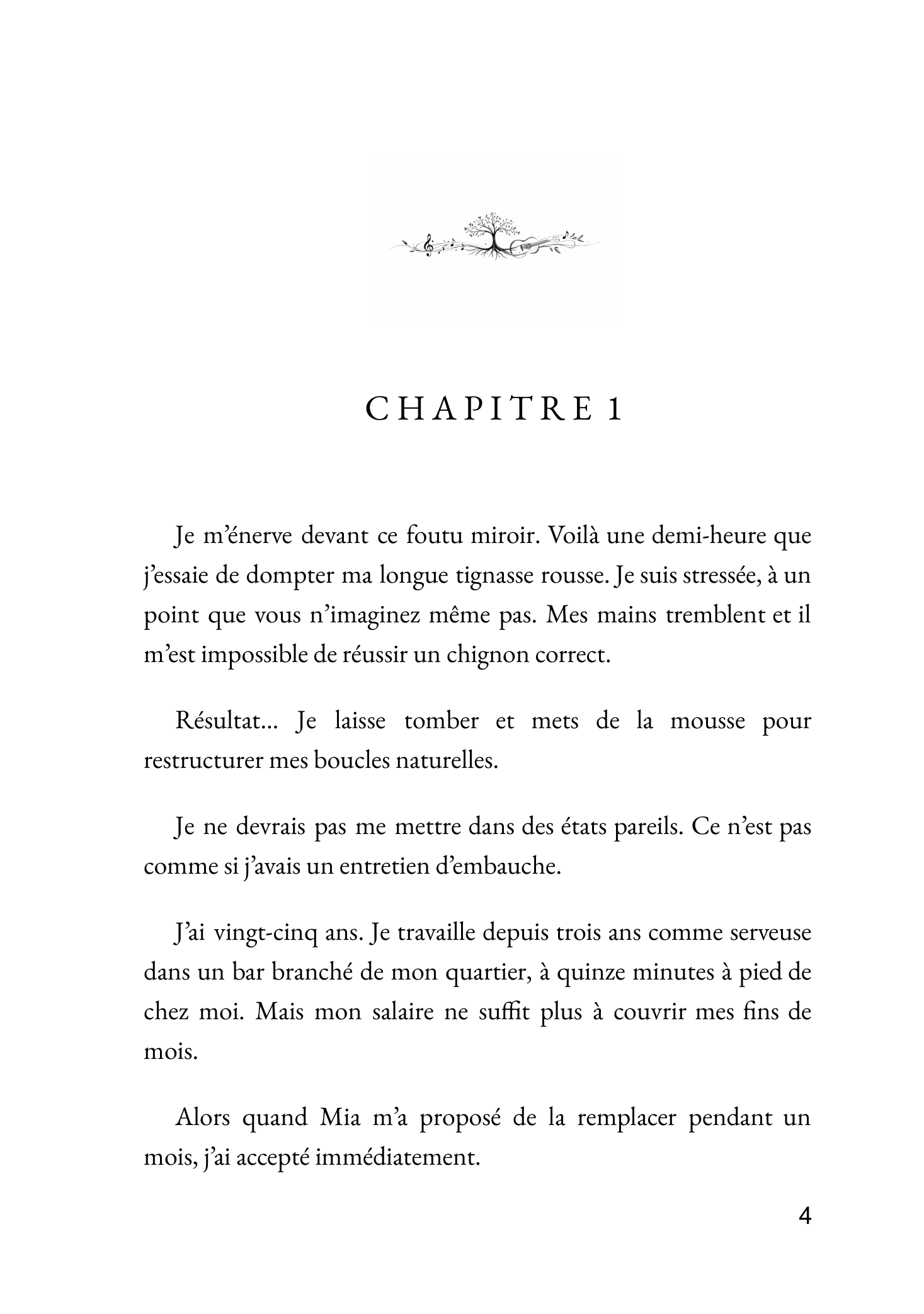 Feeling Lost de Chloé Lézio – Extrait du début du chapitre 1
