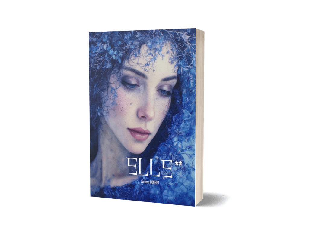 Mock up du livre Elle** de Jérôme Bonnet